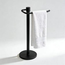 Upgraded Hand Towel Holder Stand Countertop Towel Rack Free Standing Towel Bar