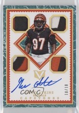 2017 Panini Vertex Capstones Marble 10/10 Geno Atkins #CP-GA Auto 0g4