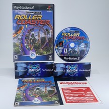Theme Park Roller Coaster PS2 CIB W/ Manual - PlayStation 2