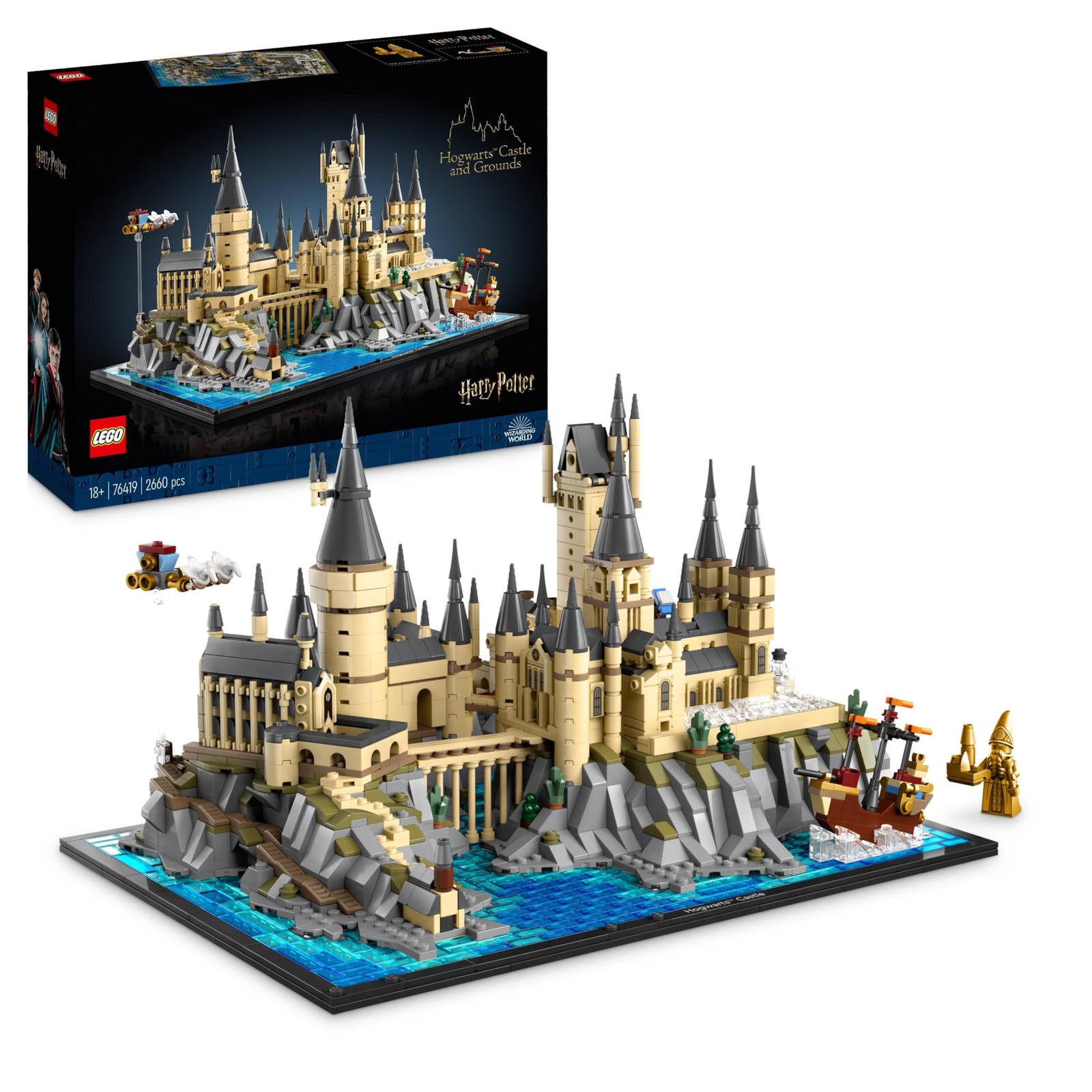 Lego Black Harry Potter Hogwarts Castle And Grounds 76419 - Image 5