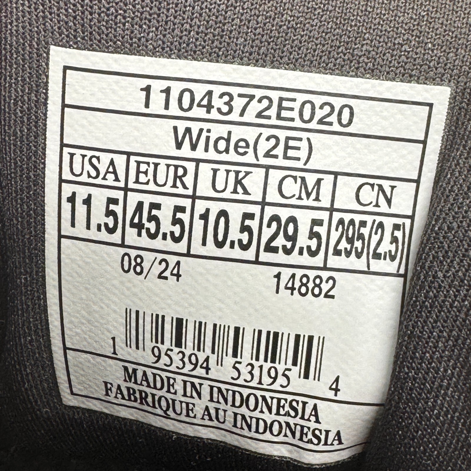 NEW Brooks Adrenaline GTS 24 Triple Black 1104372E020 Mens Size 11.5 2E WIDE thumbnail 12