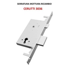 SERRATURA MOTTURA 89B850W000 A CILINDRO EUROPEO RICAMBIO CERUTTI 3036 - Ferrero