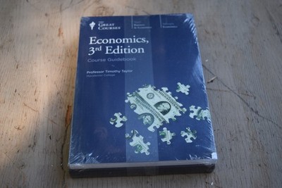 The GREAT COURSES: Economics 3rd Edition Guidebook & 18 DVDs Brand New Sealed