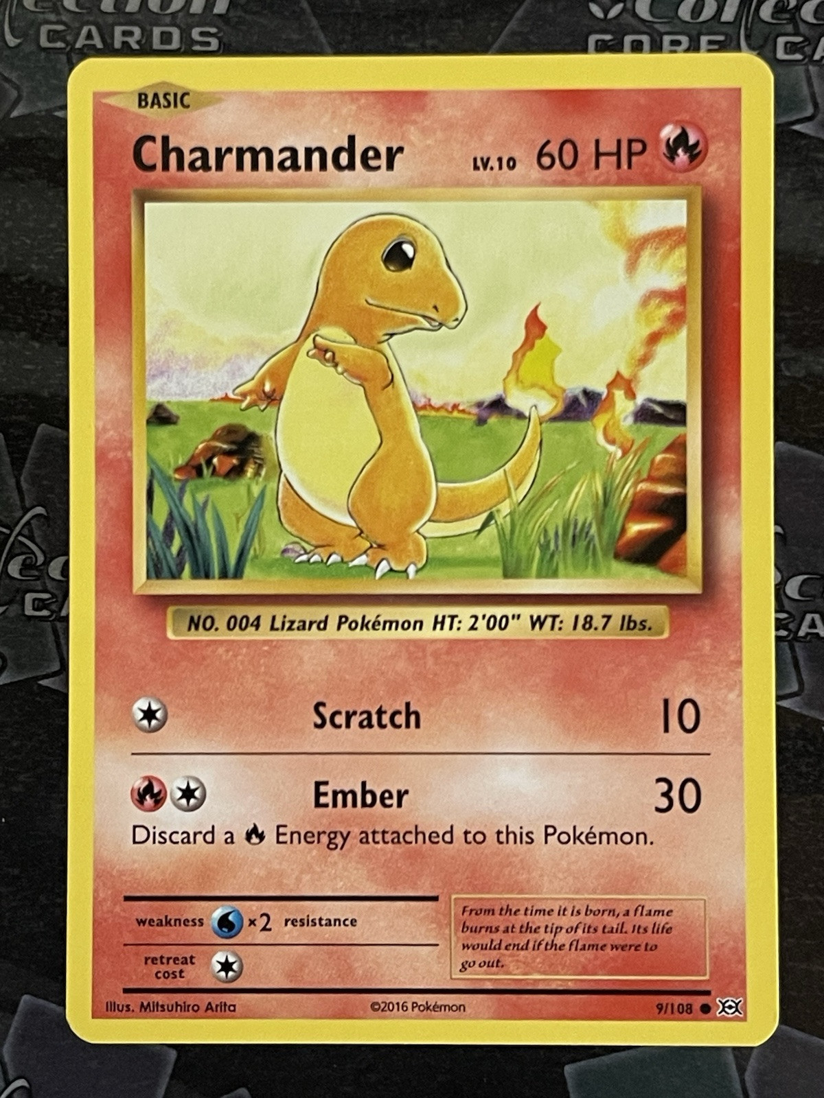 Charmander 9/108 - XY Evolutions - Common - Near Mint Pokémon Card