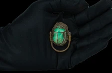 Authentic Ancient Egyptian Scarab Ring – Unique Antiquity Artifact BC Jewelry