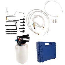 10L Pneumatic Oil Extractor Brake Fluid Bleeder Pump Kit with Adapters Hoses