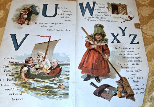 RARE 1899 1st ED "OUR LITTLE ONES ABC"  McLoughlin Bros. - Bild 5 von 7