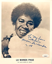LA WANDA PAGE Signed Autograph 8x10 Promo Photo JSA 789 Sanford & Son