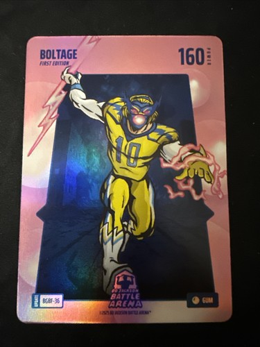 2025 Bo Jackson Battle Arena Boltage Bubble Gum BGBF-36 SSP (Justin Herbert)