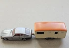 Matchbox Lesney Vintage Eccles Caravan Trailer #57d and  Datsun 260Z #67d
