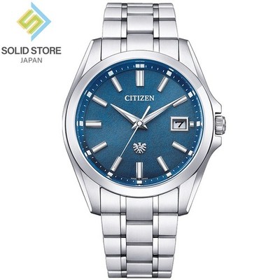 The CITIZEN AQ4091-56M Titanium Eco-Drive Hand-Dyed Indigo Washi