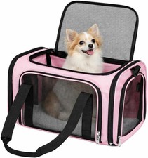 Pet Carrier for Small Dogs Cats Up to 15 lbs Collapsible Travel Carrier