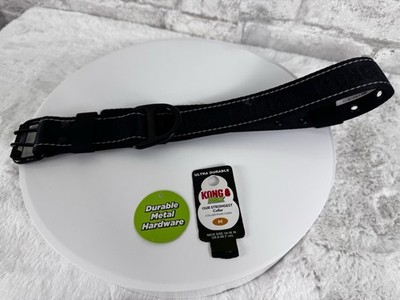 KONG Max Our Strongest Dog Collar Black Size Medium Neck 14 - 18 