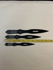 Maxam 3-Piece Multi-sized Throwing Knife Set Black Ninja Throwers — photo 5