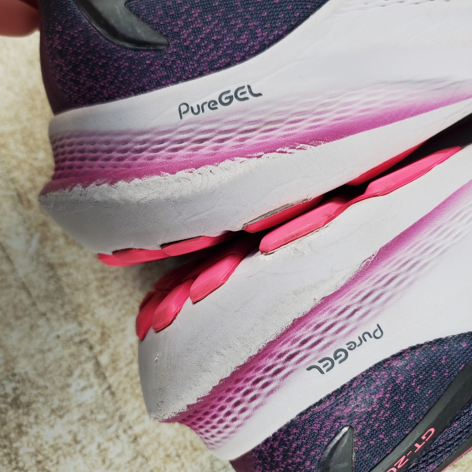 Asics GT-2000 12 Womens Shoes Sz 10 Running Athletic Blue White Pink Sneakers thumbnail 8