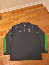 Harlequins FC Castore Rugby Union Pullover Quarter Zip Warm Up Top Men's Size XL