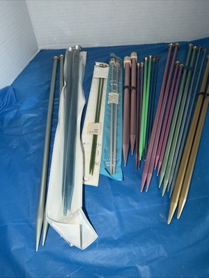 Knitting Needles Vintage & , Non Vintage -large Lot Various Needless As Shown
