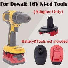 Battery Converter For Craftsman 20V Battery Adapter To For Dewalt 18V Ni-cd Tool