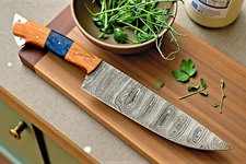 CUSTOM HAND MADE FORGED DAMASCUS STEEL CHEF KNIFE UTILITY KNIFE 2696