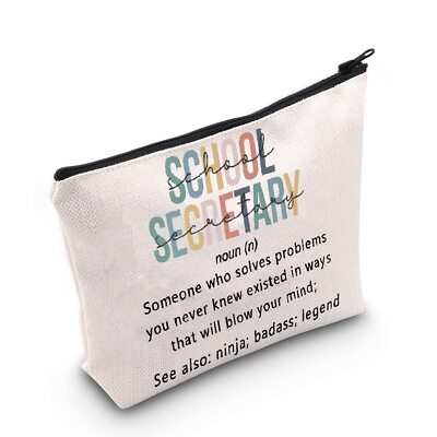 Secretary Gift Secretary Appreciation Gift Secretary Definition Cosmetic BagS...