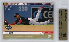 2019 TOPPS NOW MLB #956 JUAN SOTO - BGS PRISTINE 10 - PR ONLY 245!