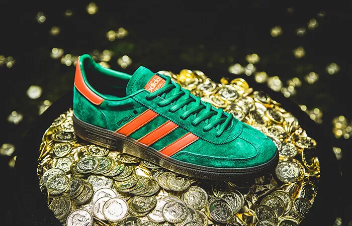 uddanne Knurre chef Adidas Handball Spezial Irish Green Orange St Patrick Day BD7620 Men&#039;s  9 Shoes | eBay