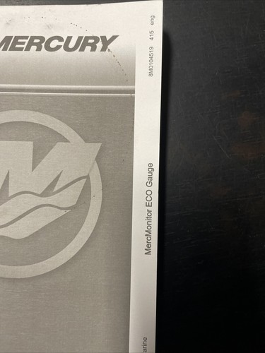 Mercury MercMonitor ECO Gauge Manual 8M0104519 - Imagen 3 de 4