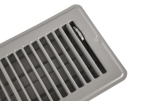 как выглядит Brown Steel Floor Register Vent Diffuser, Close Damper, Fits 4"x10" Duct Opening фото