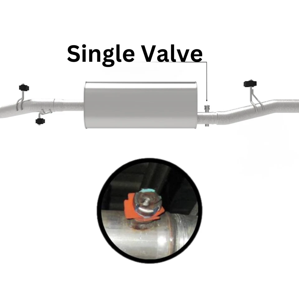 Silverado 2020-2025 6,2 L silenciador bypass Foto 4 de 4