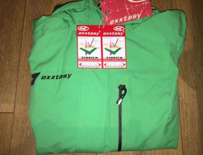 Exxtasy Terre Outdoor Jacket Full Stretch Meadow Green Size 38 ** BNWT ** 