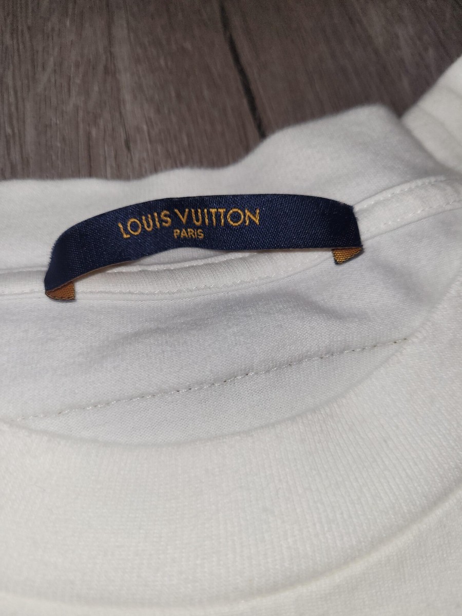 LOUIS VUITTON MENS Multicolor Monogram Print Short Sleeve T-Shirt