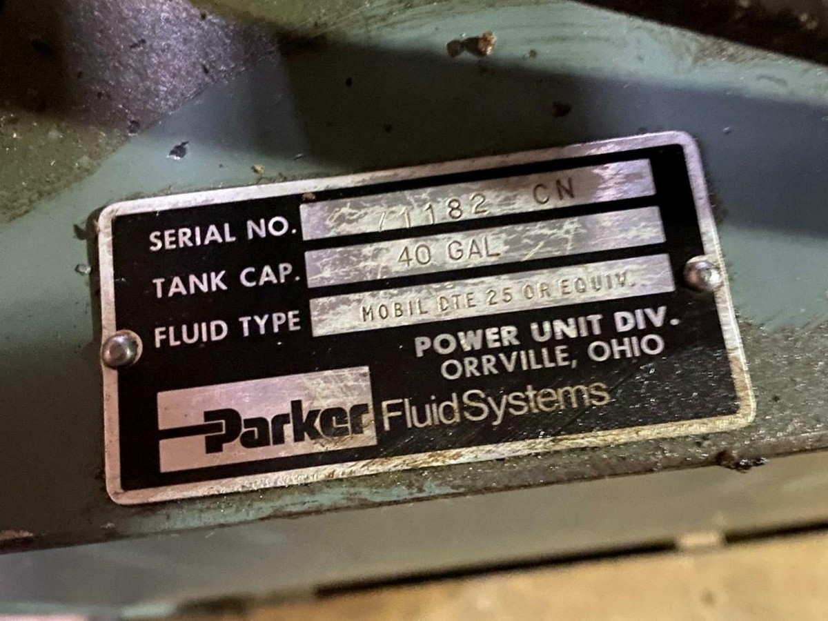 Parker 40 HP Hydraulic Unit 40 Gallon 230/460V 3 Phase | eBay