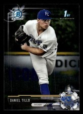 2017 Bowman Draft #BDC-59 Daniel Tillo Chrome Card Kansas City Royals