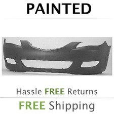 New Fits 2004 2005 2006 Mazda 3 Sedan Front Bumper Cover Painted Ma1000196 New Fits 2004 2005 2006 Mazda 3 Sedan Front Bumper Cover Painted Ma1000196