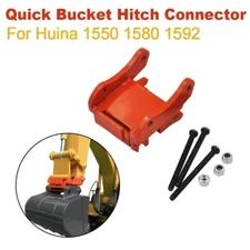 Quick Hitch Connector Bucket Changer HUINA Excavator RC Parts For 1550 1580 1592
