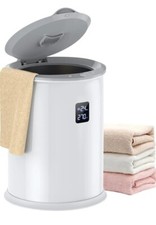 WXKNV 20L Large Towel Warmer Bucket Hot Towel Heater for Bathroom Timer White