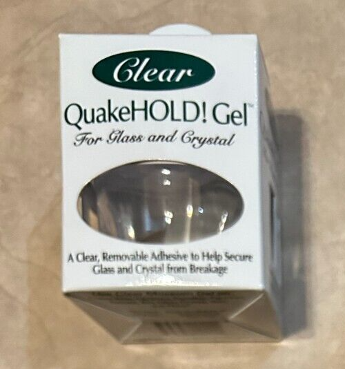 Quakehold 22111 GEL for Glass and Crystal Clear 4oz for sale online eBay