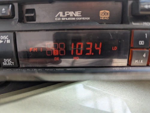 Alpine 7292MM Car Stereo With Cassette Vintage - Picture 3 of 13