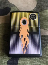 2004 Vintage Zippo Lighter - Ignition - Choice Catalog - Black Matte Finish