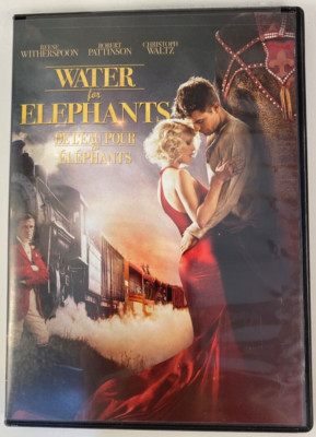 Water For Elephants w/Reese Witherspoon and Robert Pattinson. Like New DVD