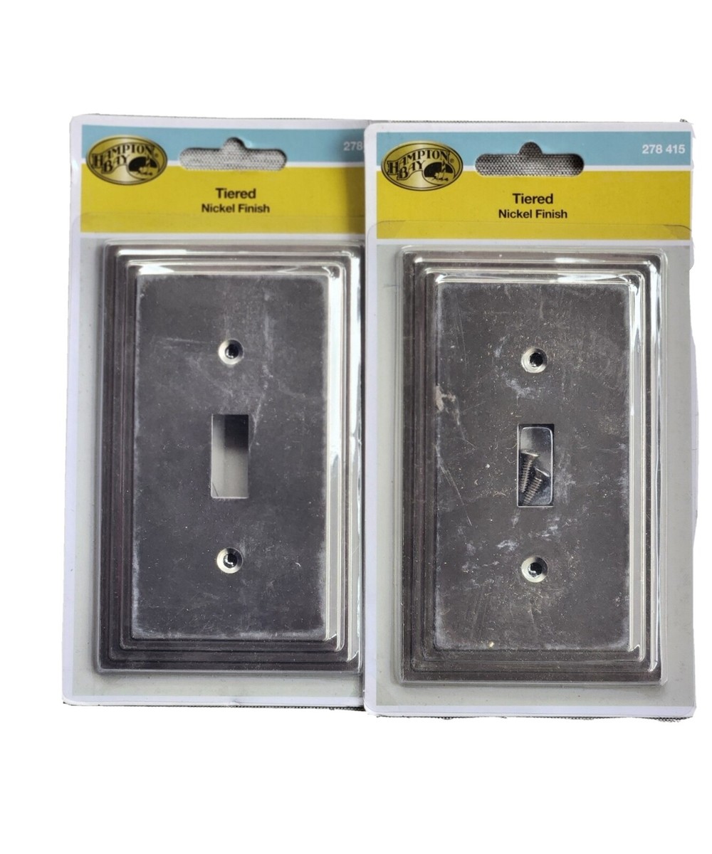 HAMPTON BAY - DECORATIVE WALL PLATE - SATIN NICKEL - 278415