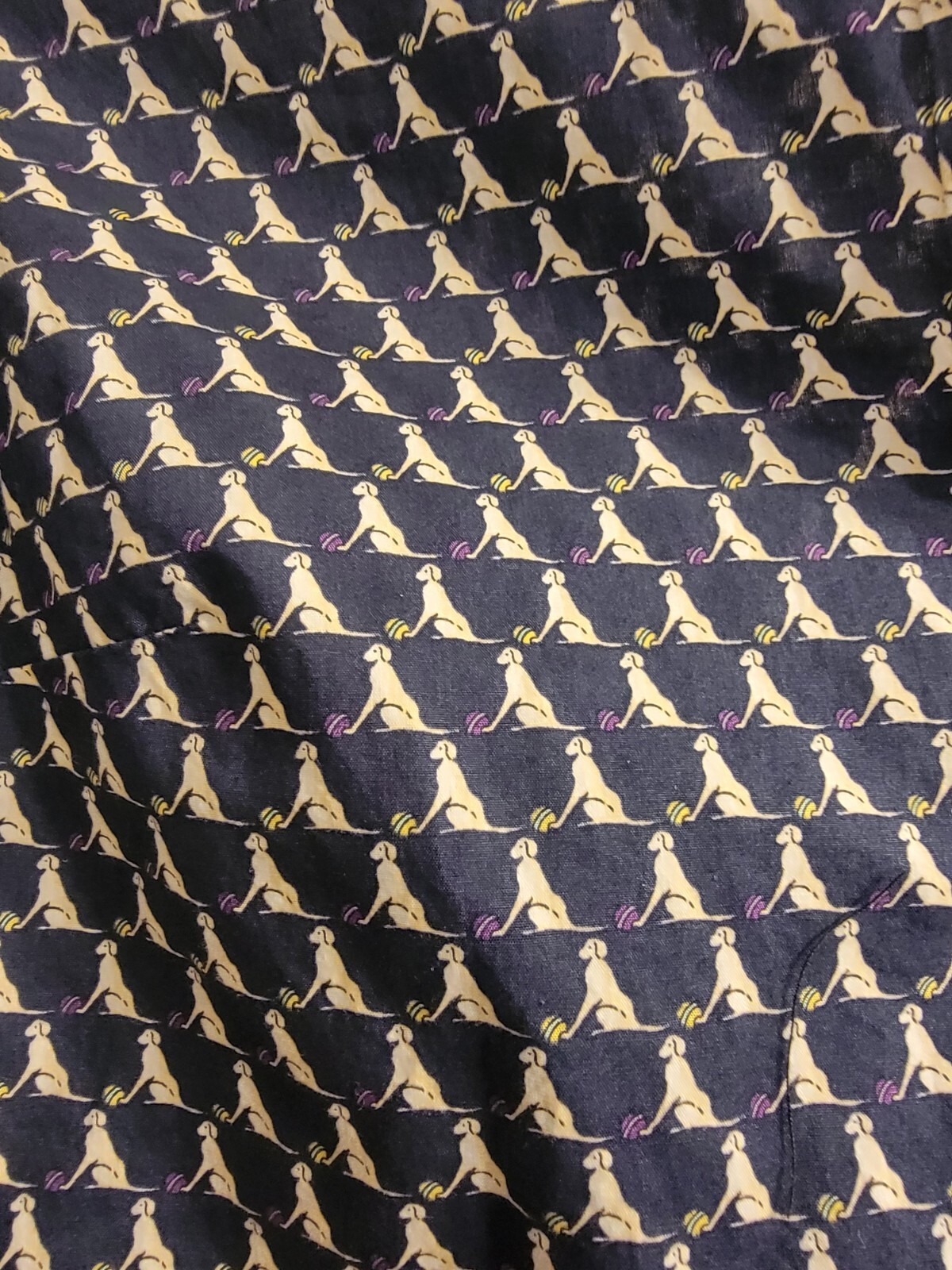 Talbots Button Up Dog Sitting Pattern Women's Shi… - image 3