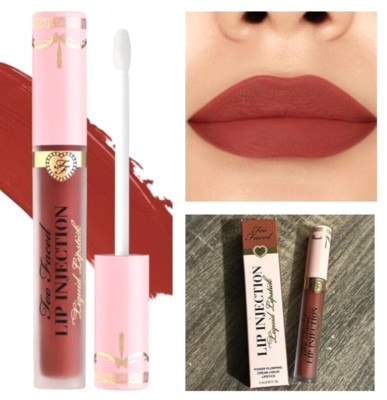 Too Faced Lip Injection Power Plumping Cream Liquid Lipstick - Boom Boom Pow NIB
