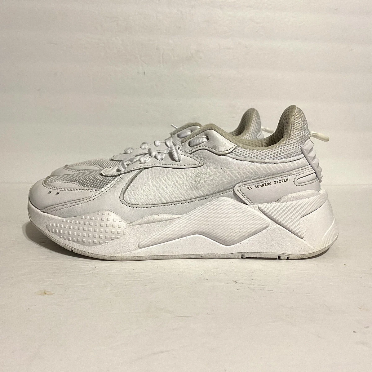 Puma rs x running system 374906 01 white athletic shoes Big Kids