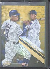 2019 Topps Gold Label Class 2 Gold #14 Javier Baez No 1 of 1
