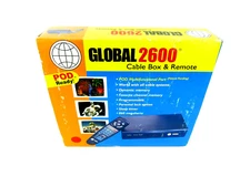 Global 2600 Cable Box & Remote - POD Multifunctional Port