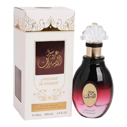 Aroosat Al Emarat Eau de Parfum Spray for Unisex, 3.4 Ounce