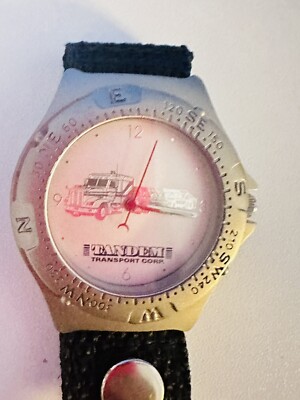 Vintage Truckers Hanging Watch - Tandem Transport Corp EUC New Battery