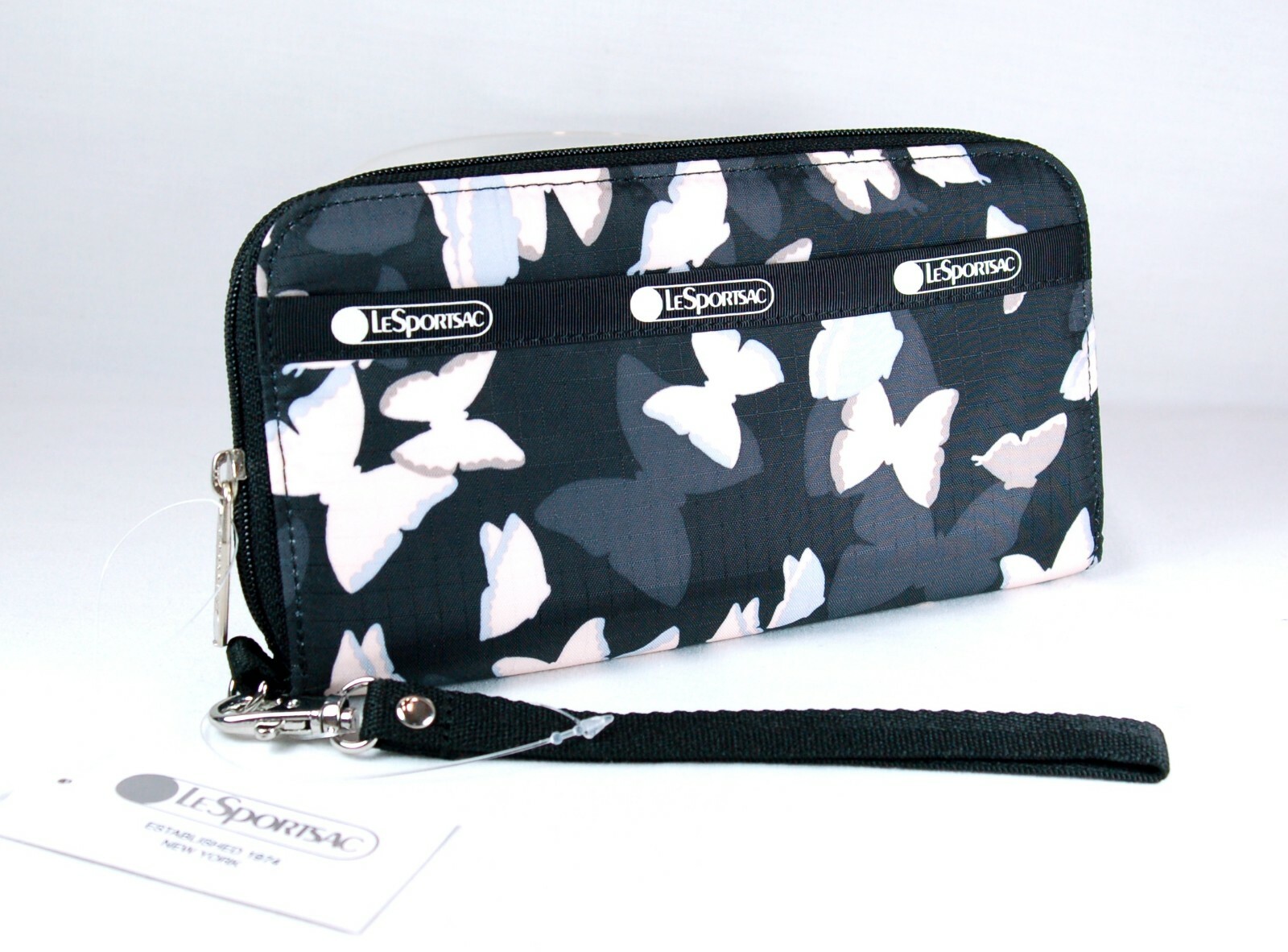 NWT LeSportsac ZIP AROUND ORGANIZER WALLET Winged Daydream STKB eBay