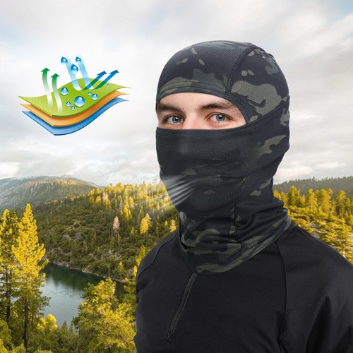 Balaclava Face Mask UV Protection Windproof Hood Outdoor Tactical Shiesty Mask - Picture 2 of 31